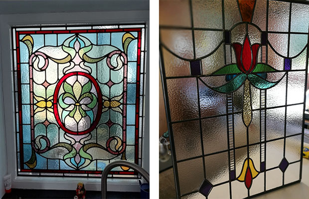 شیشه رنگی در دکوراسیون خانه