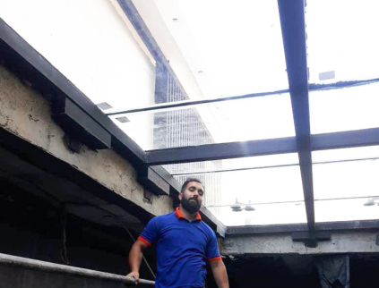 سقف شیشه ای اسپایدر