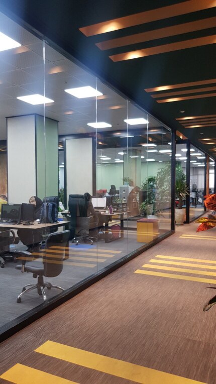 پارتیشن شیشه ای